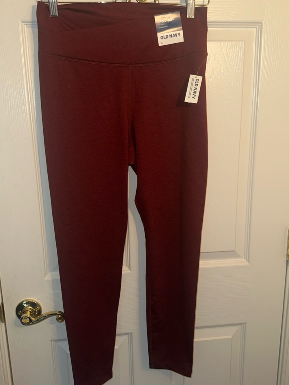 Old Navy Maroon High-Rise Leggings
